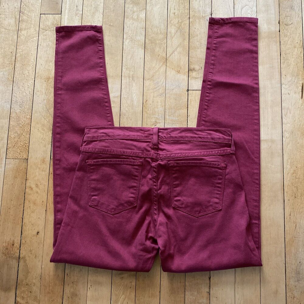 Flying Monkey Women’s 27 Stretch Skinny Jegging Jeans Burgundy